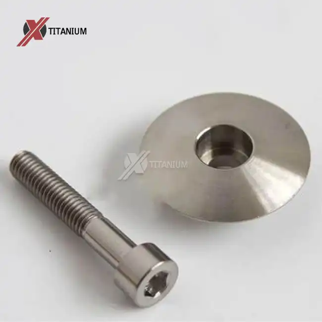 Titanium Headset Cap And Bolt